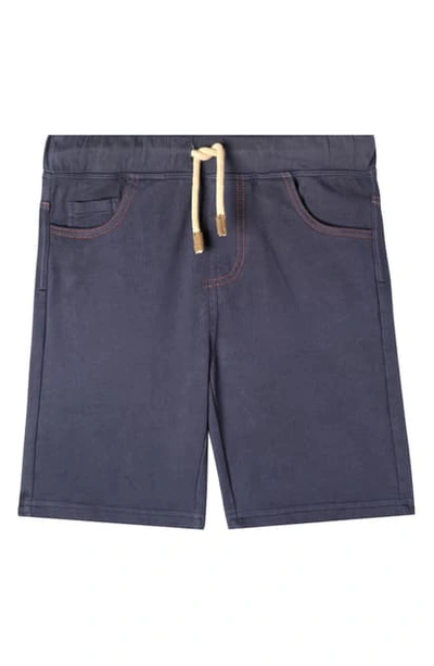 Art & Eden Babies' Anthony Drawstring Shorts In Dark Wash