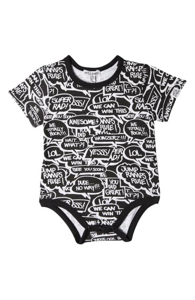 Art & Eden Babies' Drew Text Print Bodysuit In Text Message