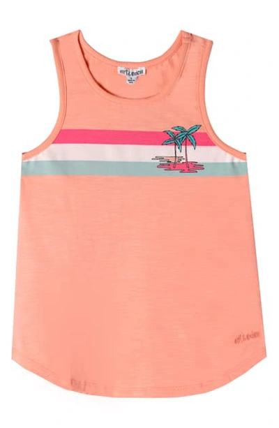 Art & Eden Kids' Uri Tank Top In Peach