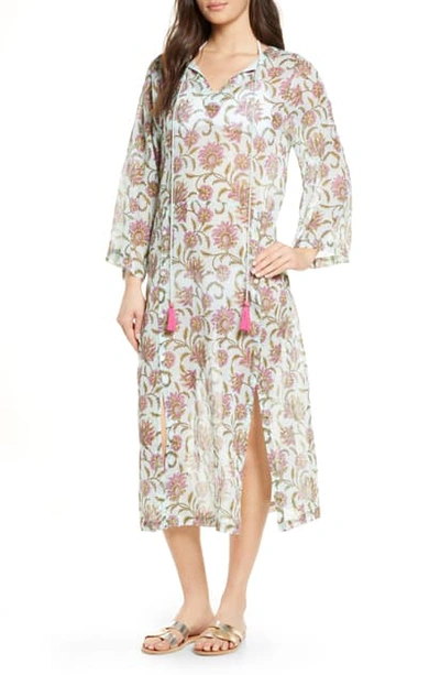 Roller Rabbit Lotella Cover-up Tunic Dress In Blue