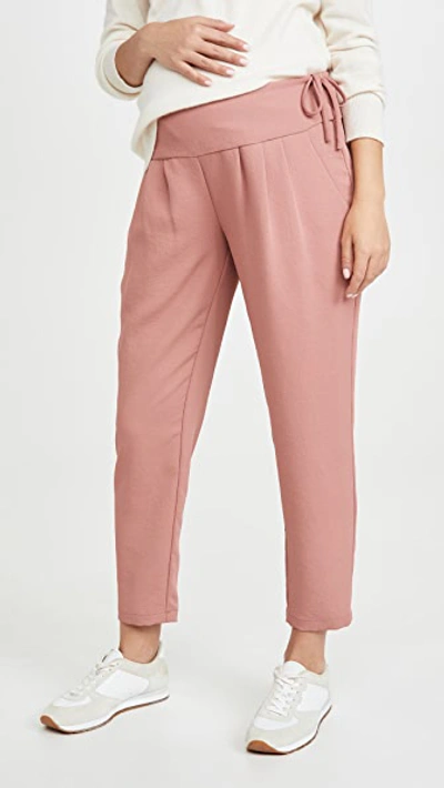 Hatch The Jensie Pants In Vintage Rose