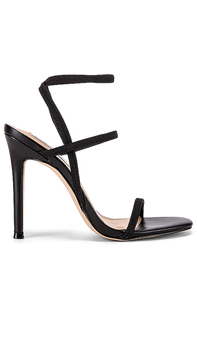 Steve Madden Nectur Stretch Dress Sandals In Black