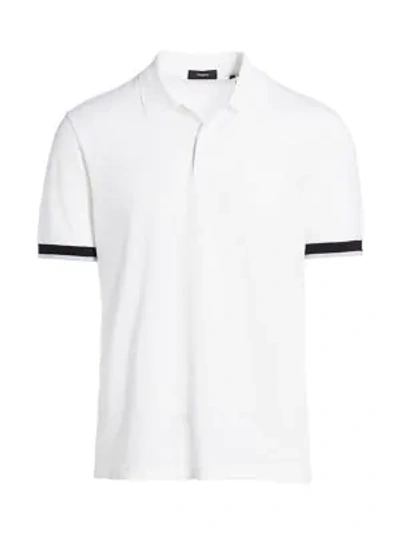 Theory Luxe Polo In White