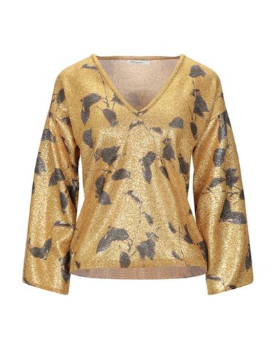 Mes Demoiselles Sweaters In Gold
