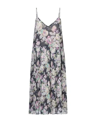 Semicouture Midi Dresses In Dark Blue