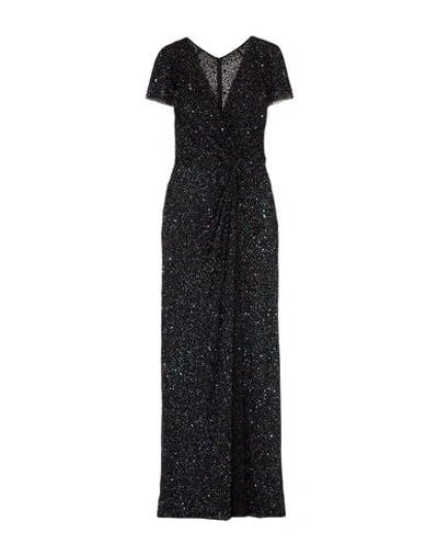Jenny Packham Long Dresses In Black