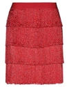 Alberta Ferretti Mini Skirts In Red