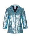 In The Mood For Love Sartorial Jacket In Turquoise