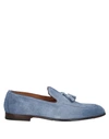 Doucal's Loafers In Pastel Blue