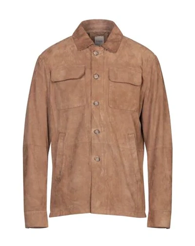 Andrea D'amico Jackets In Brown