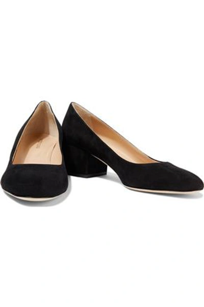 Sergio Rossi Virginia Suede Pumps In Black