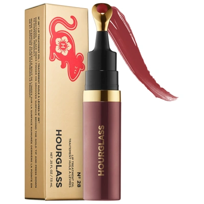 Hourglass N° 28 Lip Treatment Oil - At Night - Lunar New Year Limited Edition At Night 0.25 oz/ 7.5 ml
