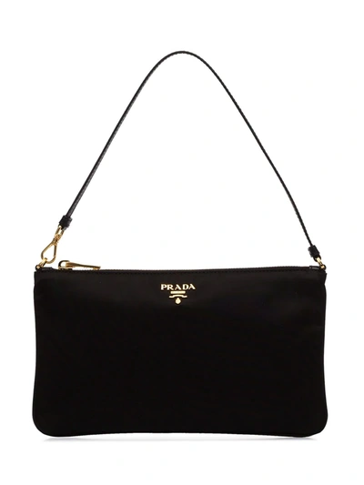 Prada Black Vega Mini Baguette Bag