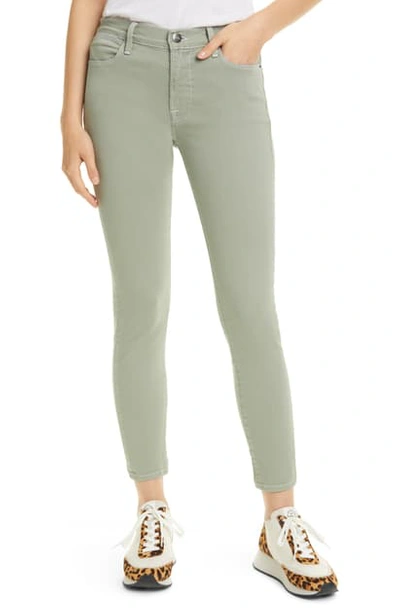 Frame Le High Skinny Jeans In Sage