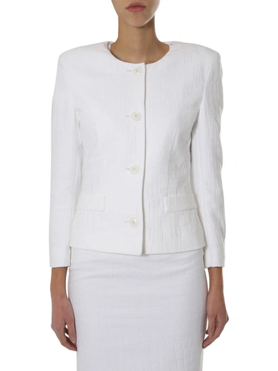 Boutique Moschino Cotton Jacket In White