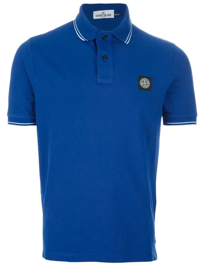 Stone Island Classic Polo Shirt In Blue