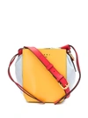 Marni Gusset Bucket Bag In Yellow