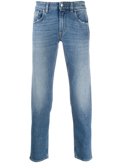 Department 5 Corkey Mid-rise Slim Jeans In Blue