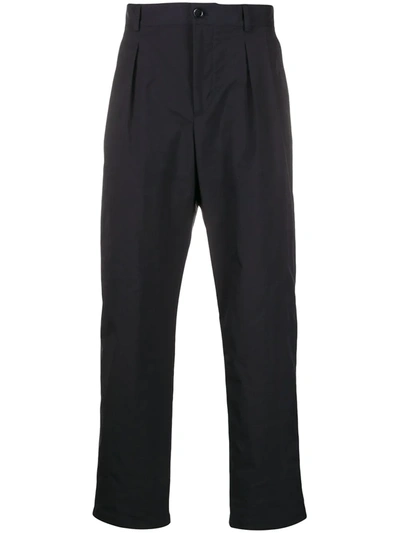 Valentino Wide-leg Trousers In Blue
