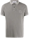 Stone Island 22s67 Pigment Dyed Polo Steel Gray In Grey