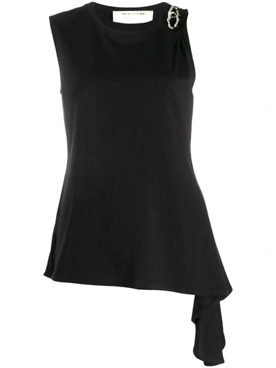 Alyx Metal Detailed Vest Top In Black