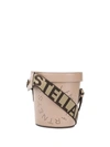 Stella Mccartney Stella Logo Bucket Bag In Grey