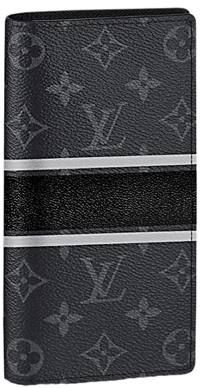 Pre-owned Louis Vuitton X Fragment Brazza Wallet Monogram Eclipse