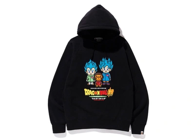 Pre-owned Bape X Dragonball Super Son Goku & Vegeta Hoodie Black