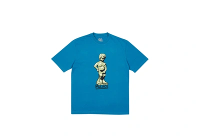 Pre-owned Palace  Jimmy Piddle T-shirt Blue