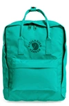 Fjall Raven Fjällräven Re-kånken Water Resistant Backpack In Emerald