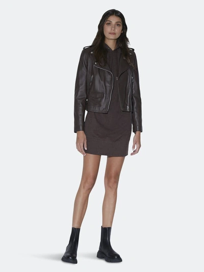 Walter Baker Ellette Leather Jacket In Black