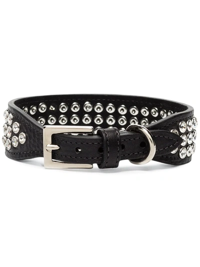 Black & Brown Felix Swarovski Crystal Collar In Black