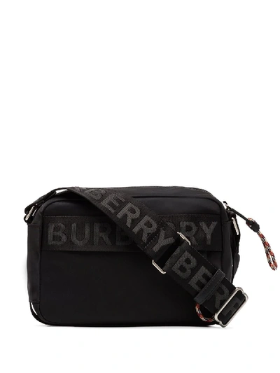 Burberry Logo Paddy Crossbody Bag In 黑色