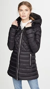 Soia & Kyo Alyssandra Hooded Down Coat In Black