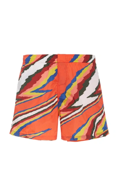 Missoni Printed Shell Swim Trunks In Multi