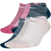 Nike Women's Everyday 6-pack Lightweight No-show Training Socks In Pink/grey