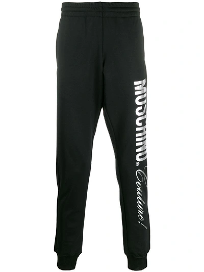 Moschino Couture Logo Sweatpants In Black