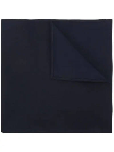 Brunello Cucinelli Plain Handkerchief In Blue