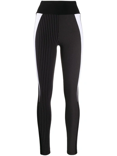 No Ka'oi Colour-block Print Leggings In Black