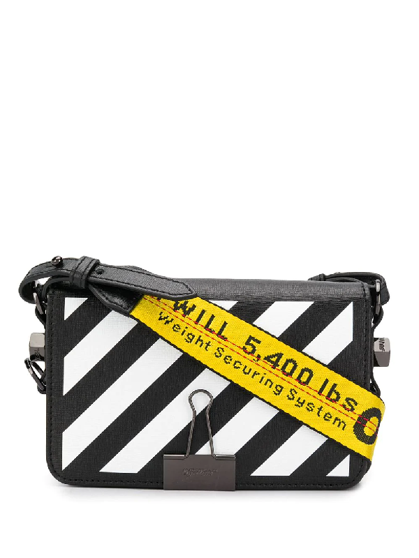 off white shoulder bag white