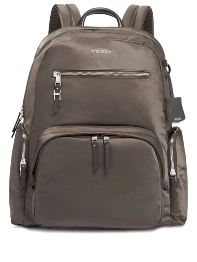 Tumi Voyager Carson Nylon Backpack In Zinc