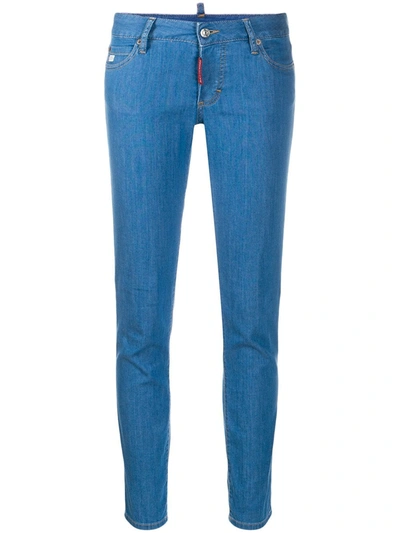 Dsquared2 Jennifer Skinny Jeans In Blue