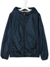 Save The Duck Kids' Windbreaker Jacket In Blue