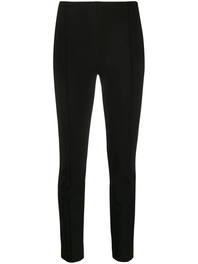 The Row Straight Leg Trousers In Black