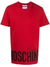 Moschino Logo T-shirt In Red