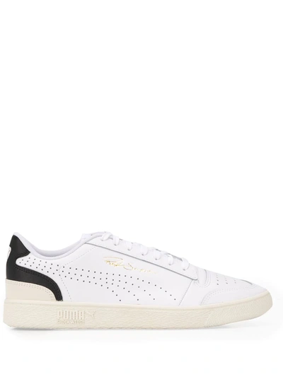 Puma Ralph Sampson Sneakers In White Leather