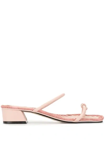 Mara & Mine Inez Open-toe Sandals In Pink