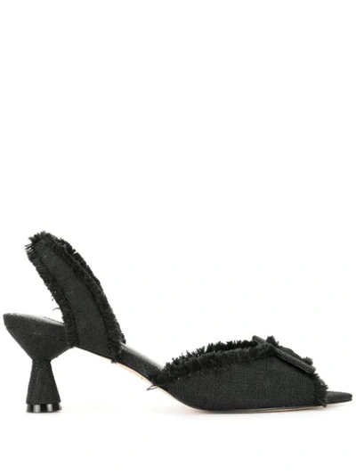 Mara & Mine Lily Sling-back Pumps In Black