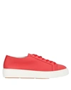 Santoni Sneakers In Red