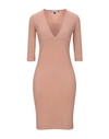 Fisico Short Dresses In Pale Pink